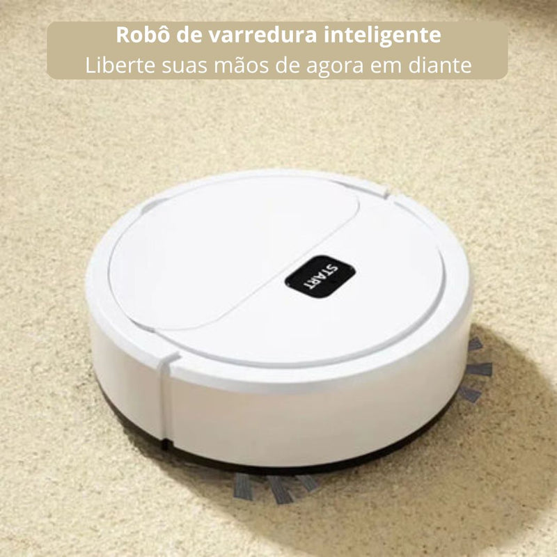 Mini Robô de Limpeza Premium 3 em 1 - Sweepin Robot