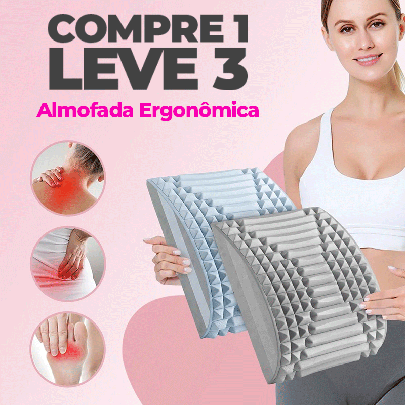 Almofada Ergonômica | Compre 1, Leve 2