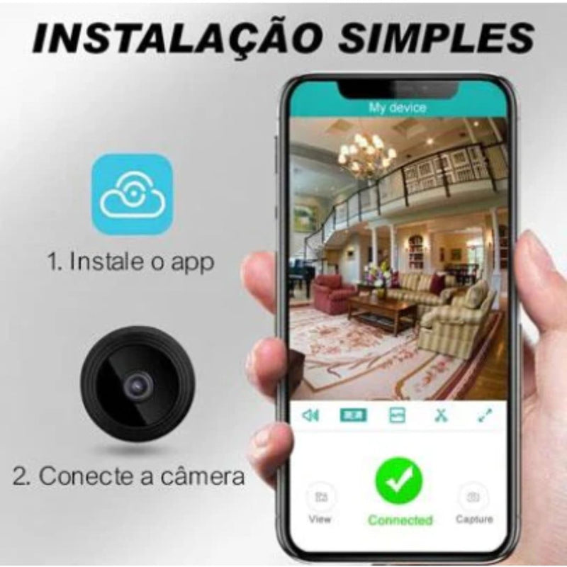 Mini Câmera WiFi HD A9