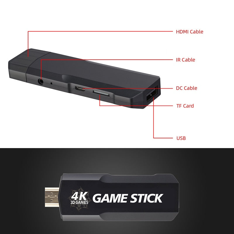 Video Game Retrô Game Stick 4k GD10