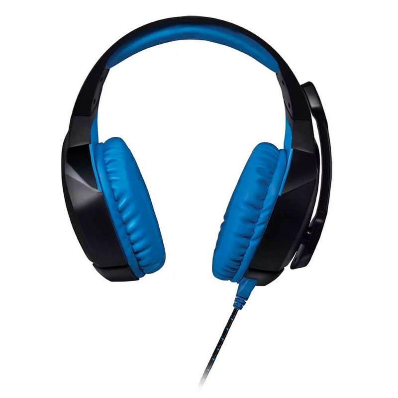 Fone de Ouvido Headset com led 2.0 USB Azul Warrior