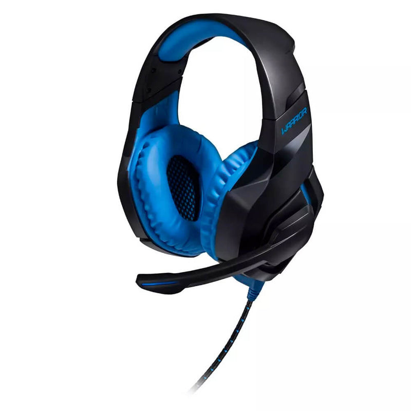 Fone de Ouvido Headset com led 2.0 USB Azul Warrior