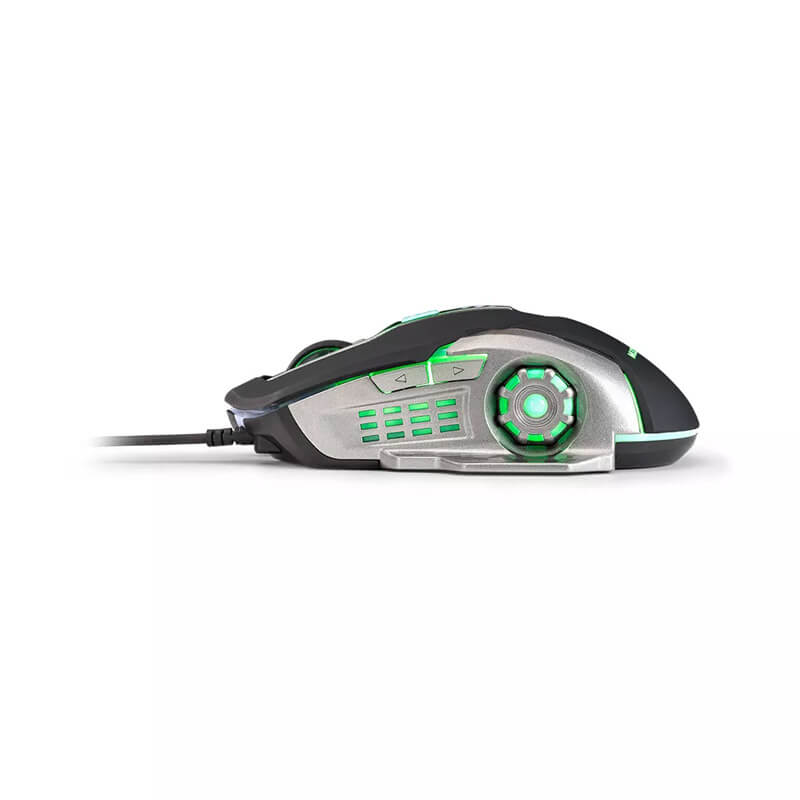 Mouse Gamer DPI 2400 Preto/Grafite Multilaser - MO269