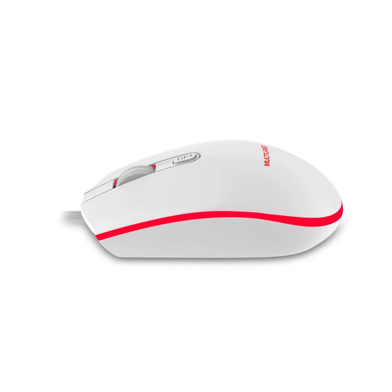 Mouse Gamer Multilaser 2400DPI LED 7 Cores Multilaser MO298