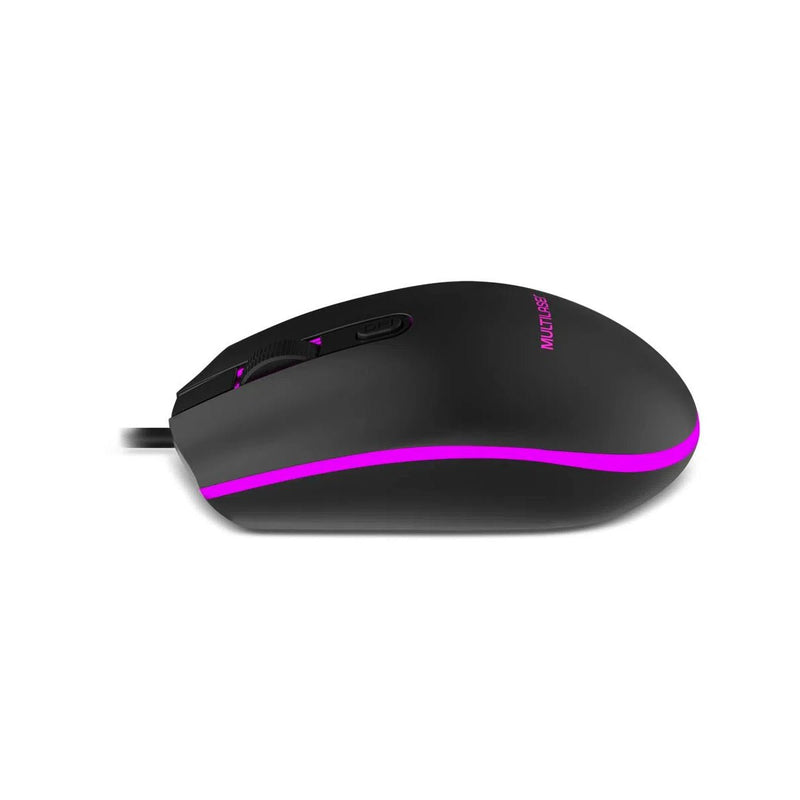 Mouse Gamer Multilaser 2400DPI LED 7 Cores Multilaser MO298