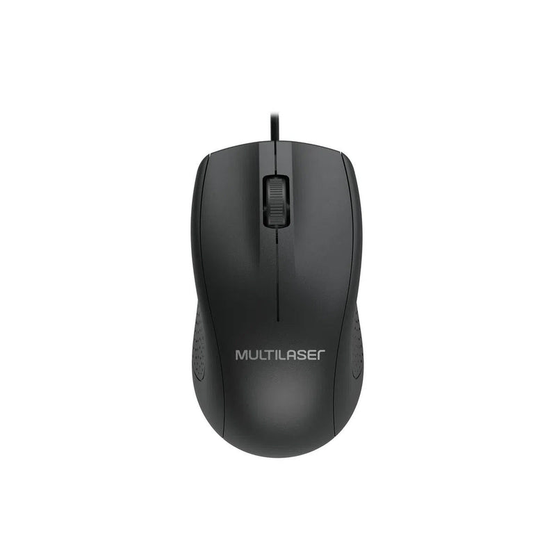 Mouse Ergonômico com Fio Large Box MO308 - Preto - Multilaser