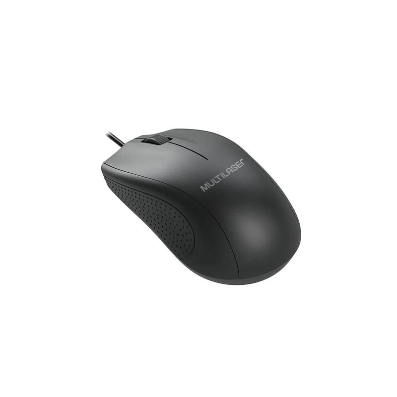 Mouse Ergonômico com Fio Large Box MO308 - Preto - Multilaser