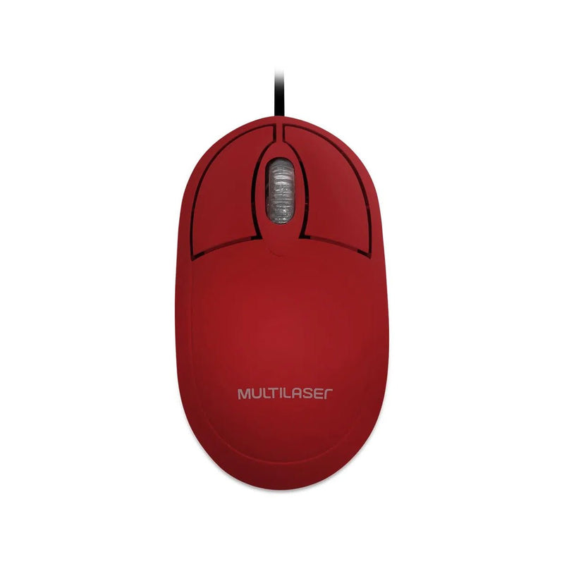 Mouse Multilaser Classic Box Óptico Full - Desempenho Confiável, Conexão Rápida