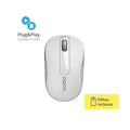 Mouse sem fio Rapoo M10, 2.4 Ghz, 3 Botões, 1000 DPI - RA007