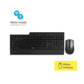 Teclado E Mouse Rapoo Bluetooth + 2.4 Ghz Black Garantia 5Anos Com Pilha 8200T - RA005